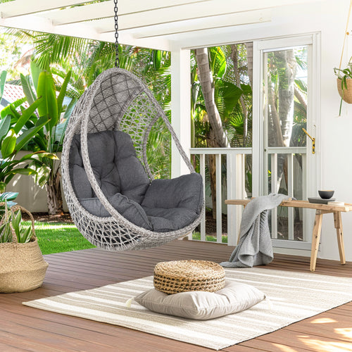 Peakhome Furnishings Patio Wicker Hammocks Egg Chair