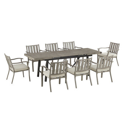 Peakhome Azur 8 Person Patio Dining Set