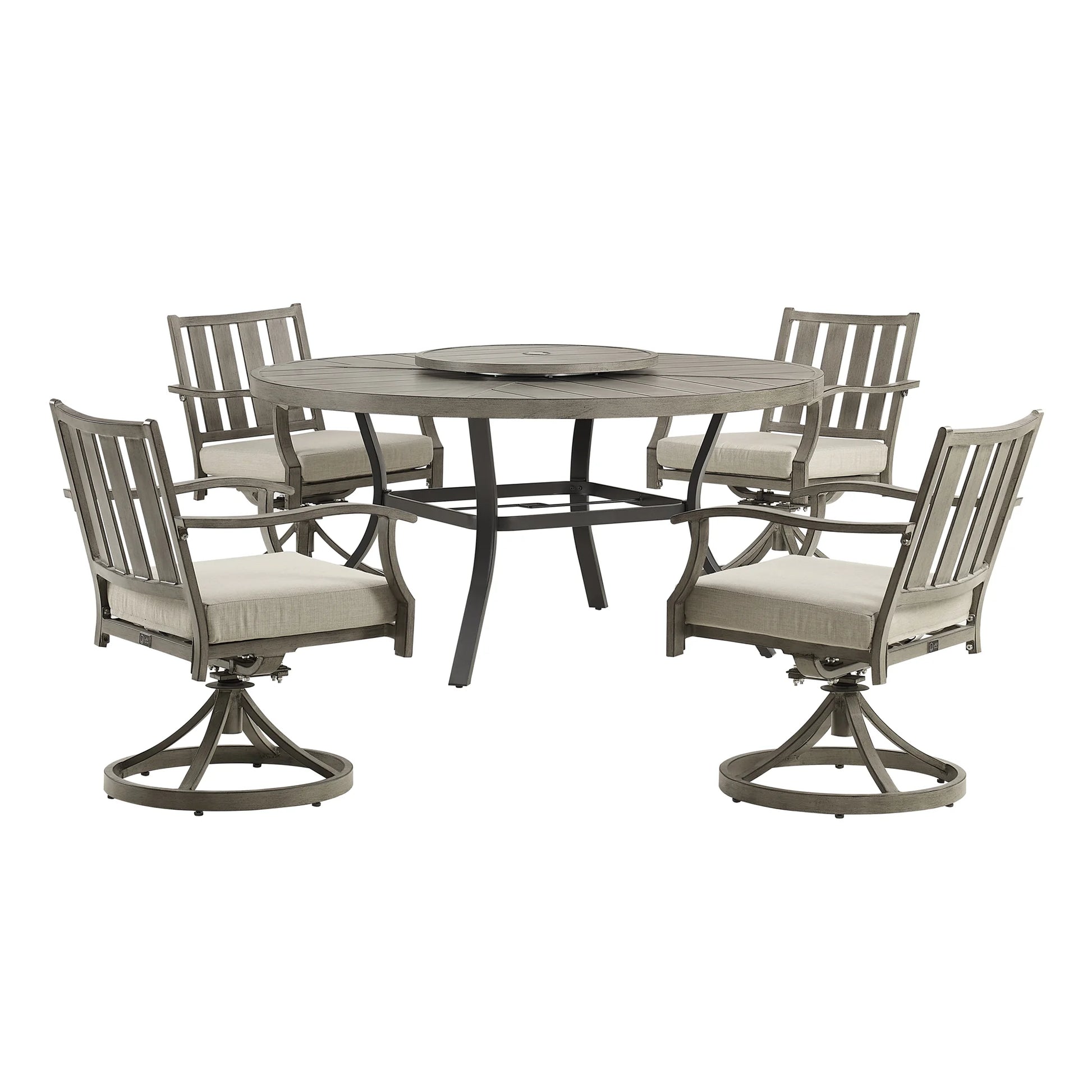 Peakhome Furnishings Azur 5-Piece Patio Round Dining Set