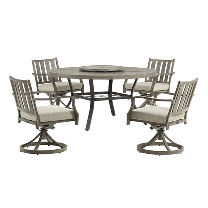 Peakhome Furnishings Azur 5-Piece Patio Round Dining Set