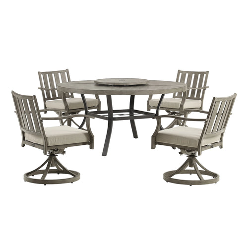 Peakhome Furnishings Azur 5-Piece Patio Round Dining Set