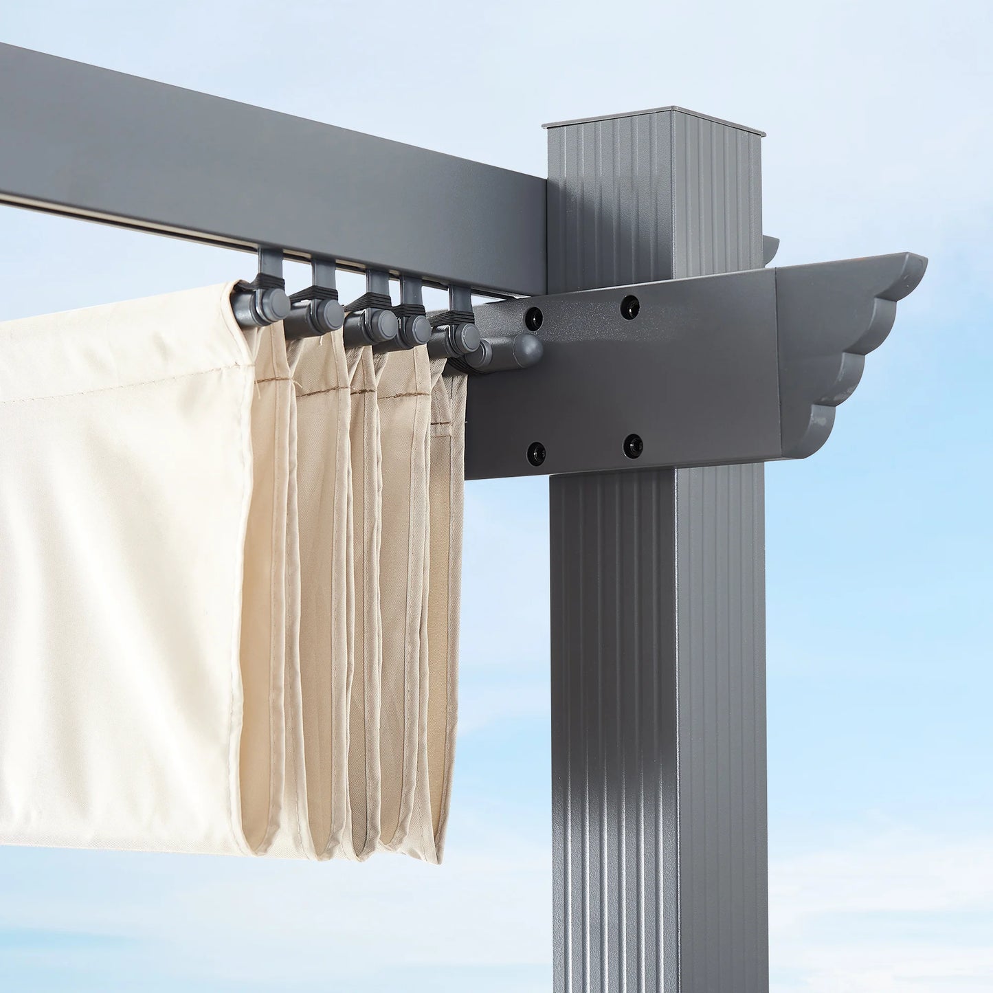 PATIO TREE Replacement Canopy For Retractable Shade Pergola