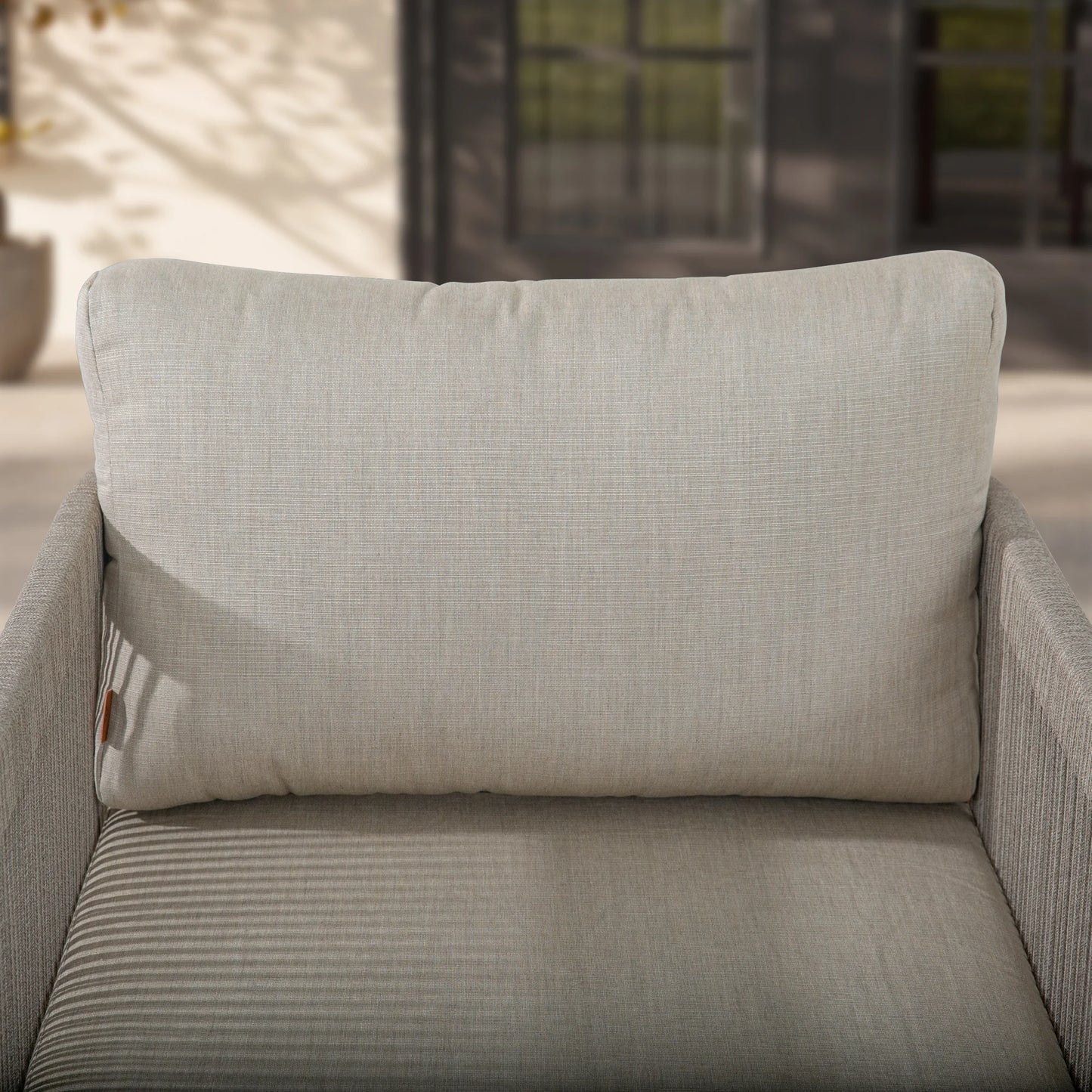 Positano Aluminum Patio Swivel Chair