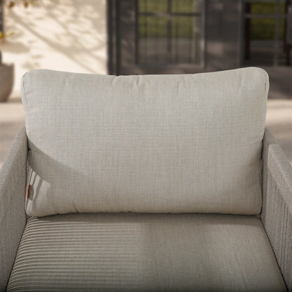 Positano Aluminum Patio Swivel Chair