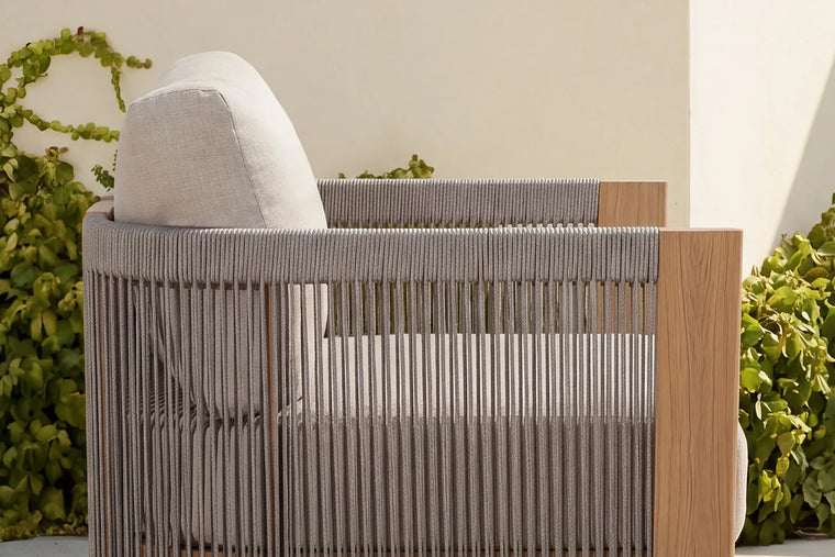 Artisan Woven Olefin Rope Frame