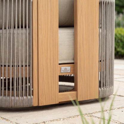 Positano Aluminum Patio Swivel Chair