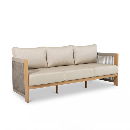 Positano Aluminum Patio Sofa with Sunbrella cushions