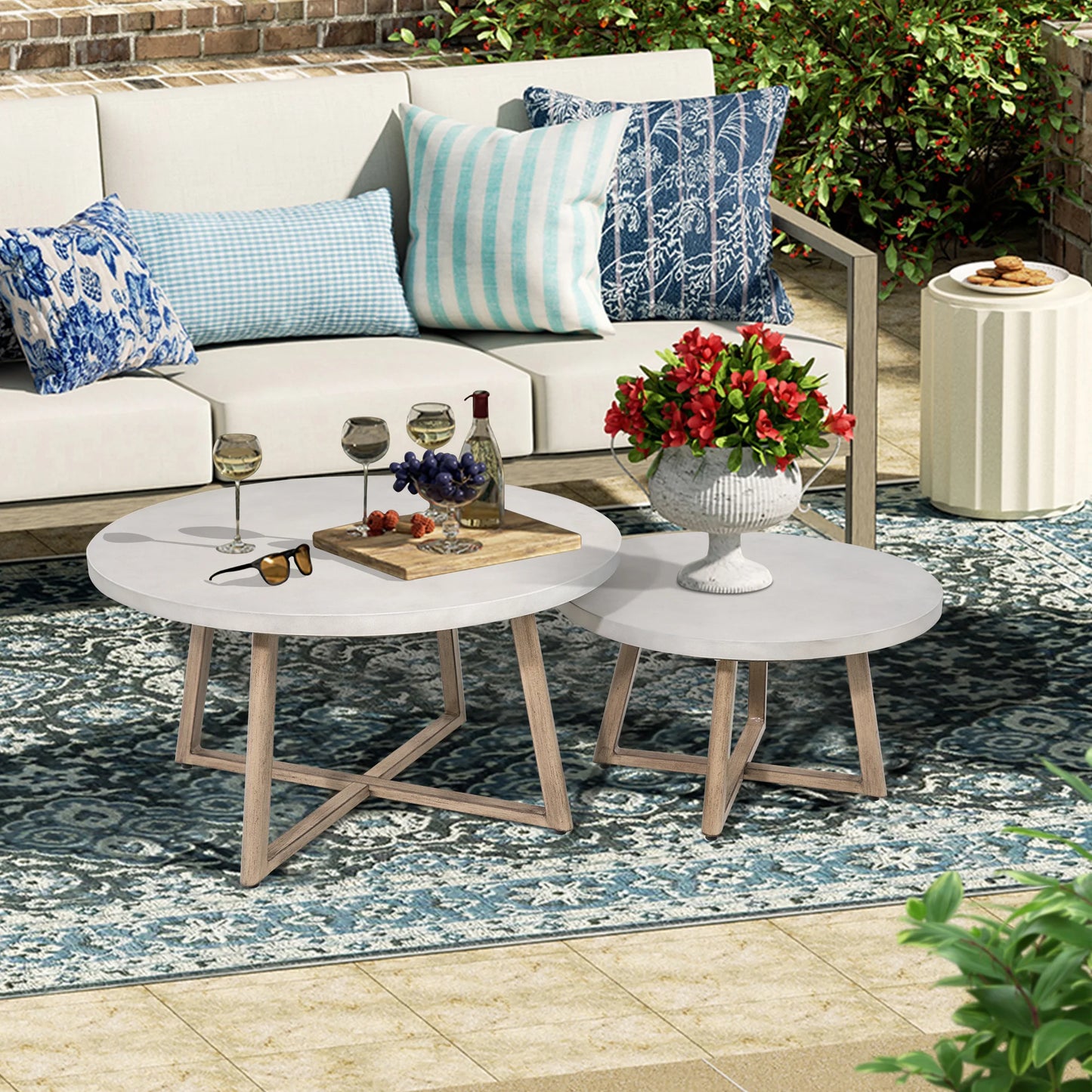 SPY Round Nesting Coffee Table