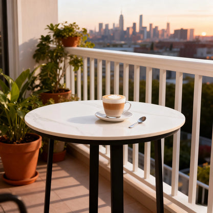Asheville 6-Piece Aluminum Patio Deep Sofa Set With Nesting Sintered Stone Tables