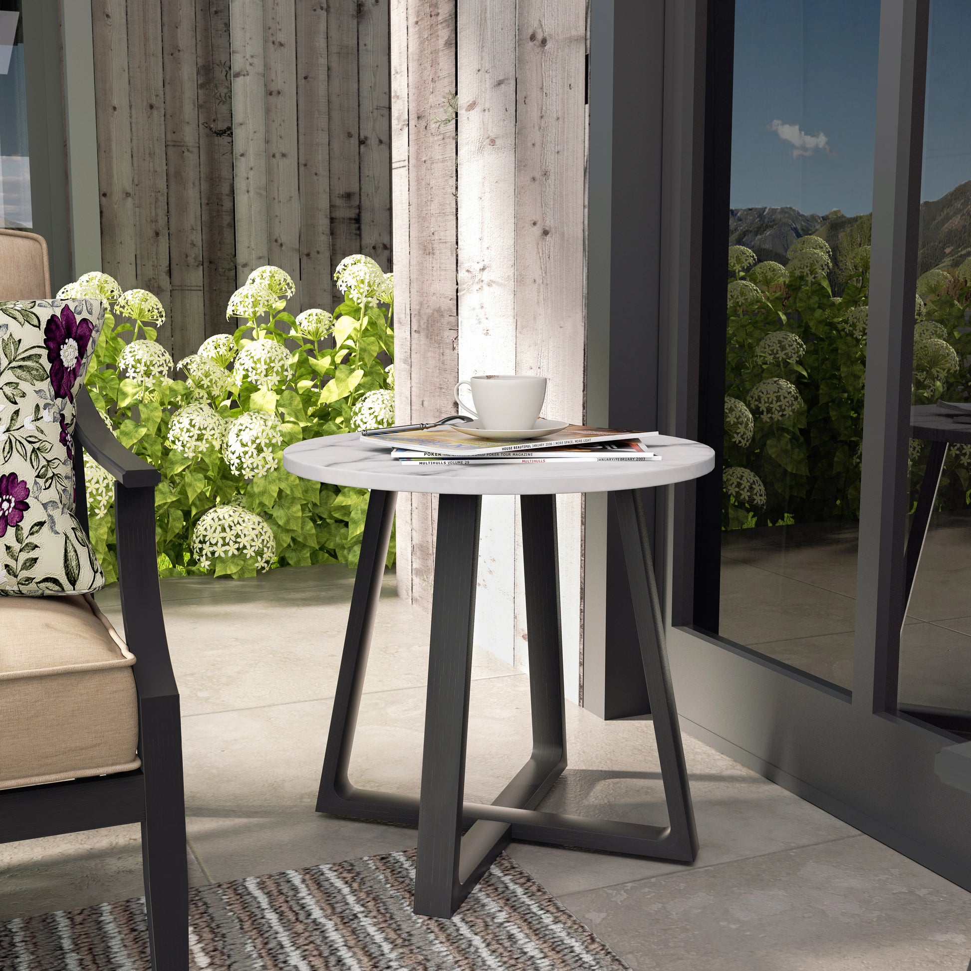 Stipa Small Round Side Table