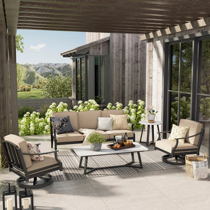 Tamarin 5 Piece Outdoor Furniture Set With Sunbrella® Cushions