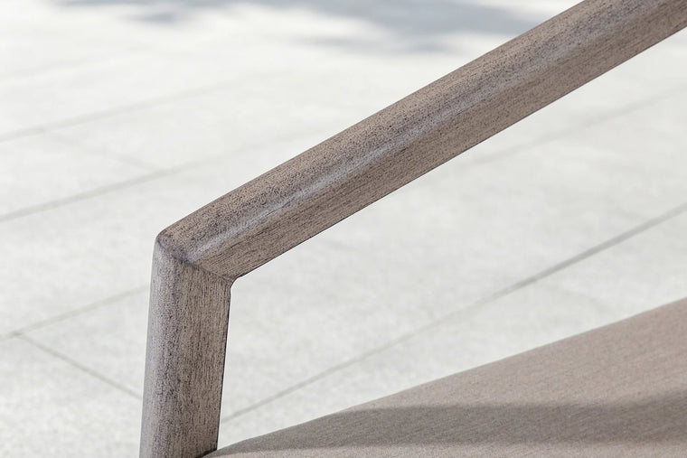 Hand-Brushed Wood-Grain Aluminum Frame