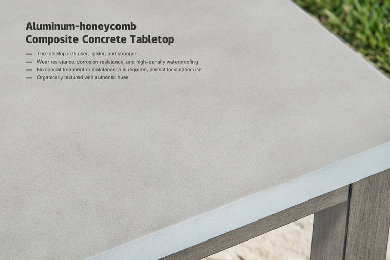 Aluminum-Honeycomb Composite Concrete Top