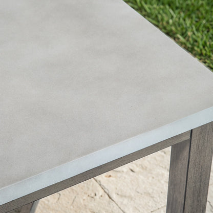 Marindo composite concrete outdoor side table