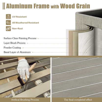 Allure 9-Piece Patio Square Dining Set