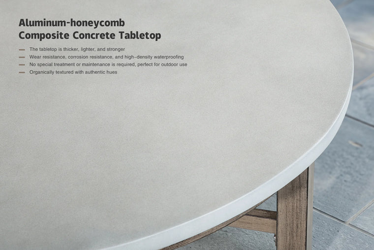 Aluminum-Honeycomb Composite Concrete Top