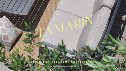 Tamarin 5 Pieces Aluminum Patio Conversation Set With Sunbrella® Cushions