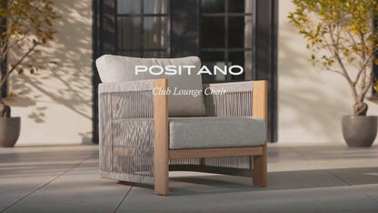 Positano Aluminum Patio Swivel Chair