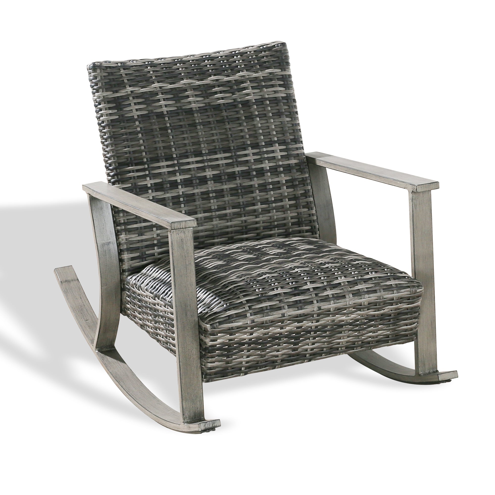 Outdoor aluminum best sale rocking chair