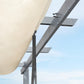 10Ft x 10Ft Patio Aluminum Pergola with UV-Proof Canopy Outdoor Heavy Duty Grape Trellis Pergola with Sunshade Canopy （Sand）