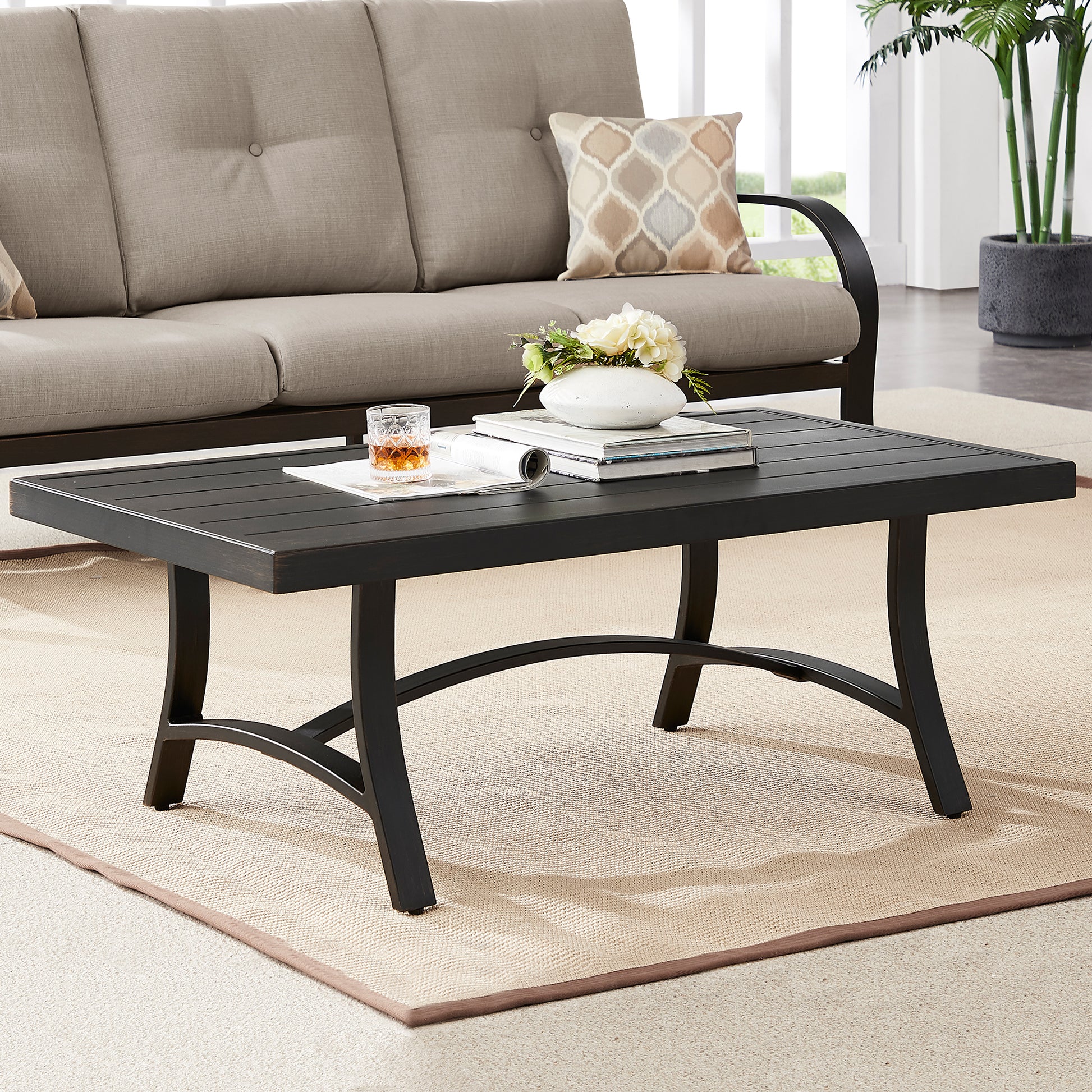 Chamber Patio Aluminum Coffee Table