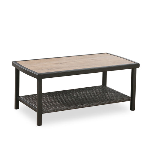 Peakhome Furnishings Patio Steel Coffee Table