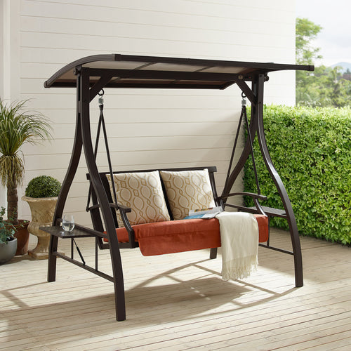 Peakhome Furnishings 2-Seat Deluxe Porch Swing Chairs